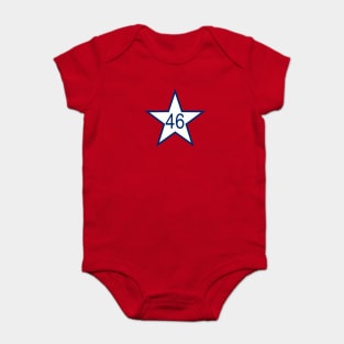First State Flag of Oklahoma 46th State Baby Bodysuit
